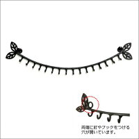 アイアンアクセサリーハンガーアクセサリー収納ハンガーアイアンネックレス掛けアンティークシャビーインド製お洒落おしゃれディスプレイ