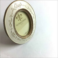 【メール便対応可】アンティークフォトフレームオーバルアイボリーホワイトオフホワイトアンティークゴールドゴールド壁掛け写真立て写真たてフォトスタンドフレーム雑貨レトロシャビー楕円楕円形おしゃれお洒落