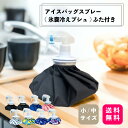 アイスバッグスプレー(氷嚢冷えプシュ)ふた付き アイスバッグ&ミストシャワー スプレー容器(ピストルタイプ)2IN1アイスバッグ 無地 氷のう ひょうのう スポーツ アイシング 氷嚢 冷暖両用 無結露水漏れ防止 すっきり コンパクト 持ち運びに便利 スポーツ