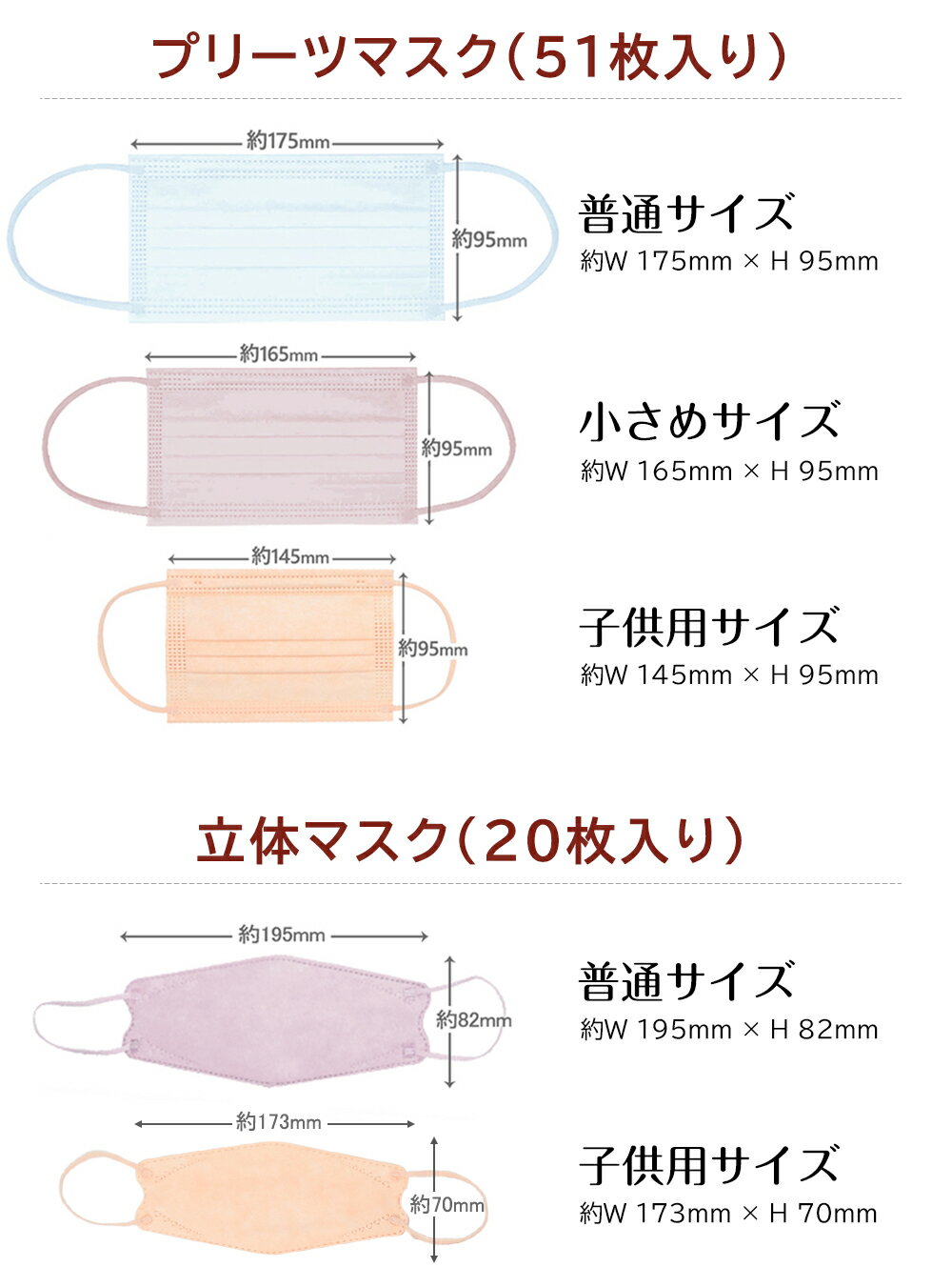 【高評価☆不織布マスク】マスク 立体マスク 20枚 ×6箱 不織布マスク 50枚 ×6箱 血色マスク 3Dマスク バイカラー マスク 不織布 立体 子供 快適 小さめ カラーマスク 耳が痛くならない 4層構造 夏用マスク 夏 マスク 高密度フィルター 花粉症対策 cicibella 送料無料