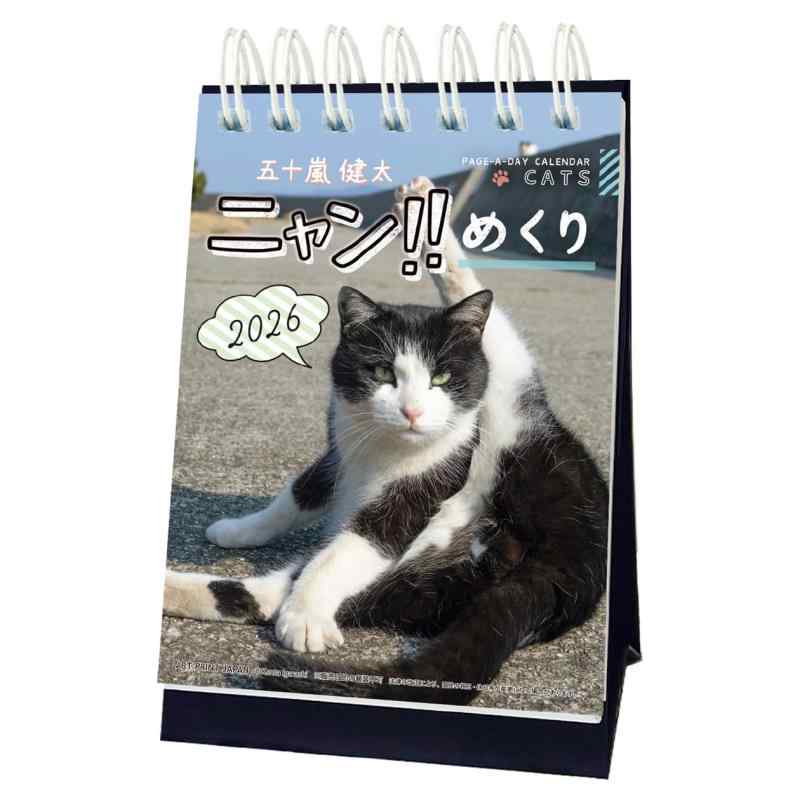 2026年カレンダー ニャンめくり/五十嵐健太
