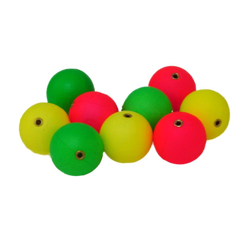 miagolale 発泡ウキ シモリ玉 中通し玉 3色入り ぶっこみ サビキ 玉浮き 釣り仕掛け 泳がせ釣り ウキ釣り アオリイカ