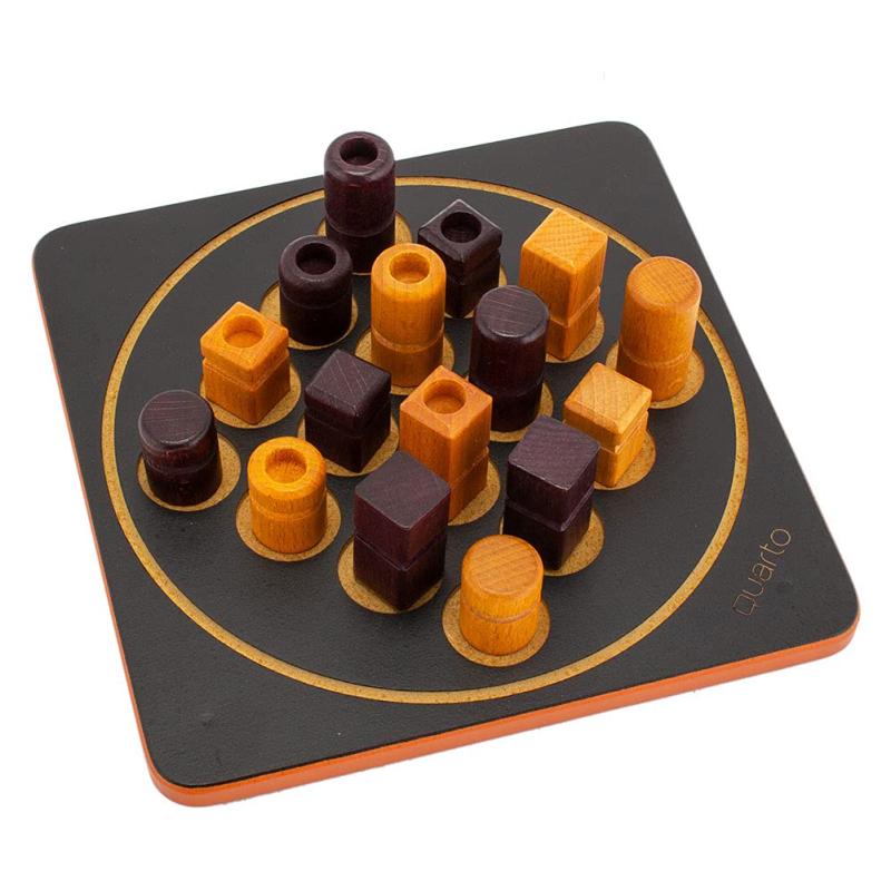 乐天商城 - [ギガミック] Gigamic クアルト ミニ QUARTO MINI ボードゲーム GDQA 3.421271.300441 木製 テーブルゲーム おもちゃ 知育 玩具 子供 脳トレ ゲーム フランス [並行輸入品]