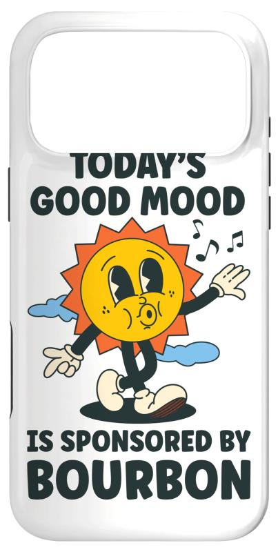 今日のグッドムードはバーボンのレトロファニーが後援 スマホケース iPhone 17 Pro Max 用