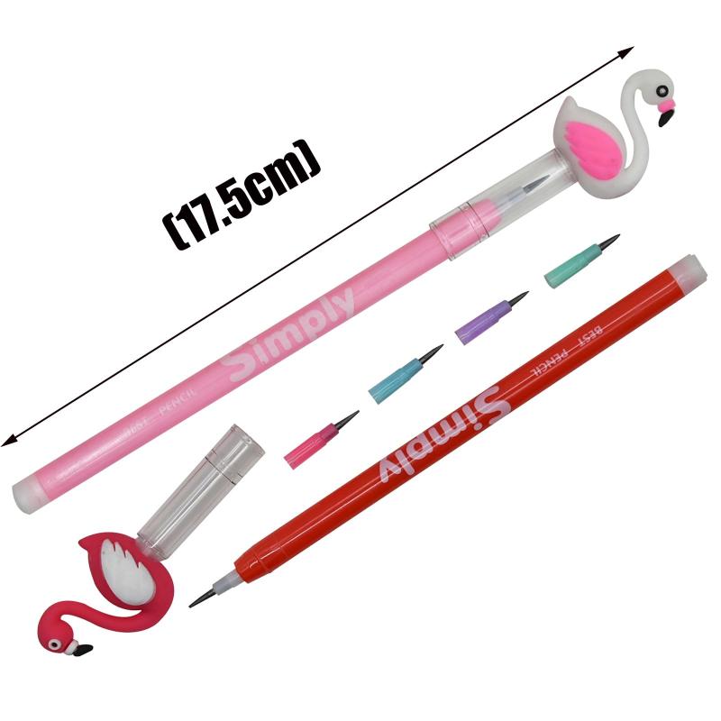 Lopenle 12本 ロケット鉛筆 シャーペン 文房具セット 大人 男の子 ノック式エンピツ 大容量 景品 削らないえんぴつ ペンシル 高中小学生 子供 プッシュ ペン 誕生日パーティー ギフト マークシ ciel-sora-10091956 ciel-sora サンプル画像2