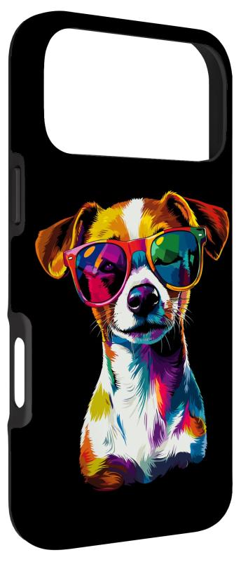 サングラスをかけたジャック・ラッセル・テリア ジャック・ラッセル愛好家 スマホケース iPhone 17 Pro Max 用 ciel-sora-10003663 ciel-sora サンプル画像3