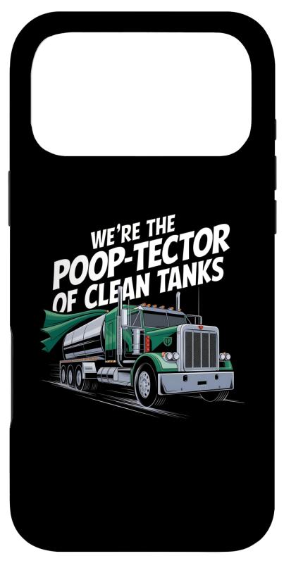 Poop-Tector Of Clean Tanks 浄化槽インストーラー スマホケース iPhone 17 Pro Max 用