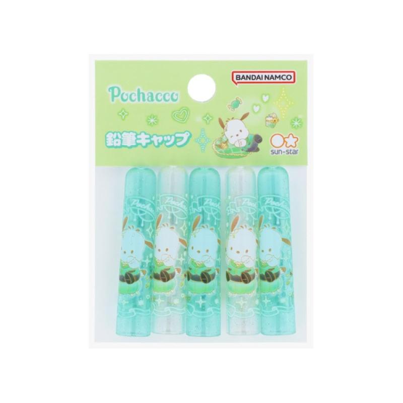 Rakuten - ポチャッコ[鉛筆キャップ]えんぴつカバー5本セット/ゆめかわ サンリオ