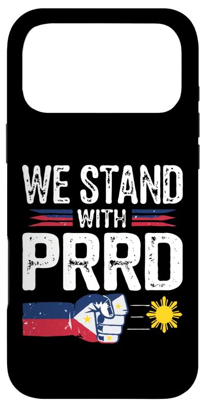 I Stand for PRRD サポーター Digong Duterte フィリピン DU30 スマホケース iPhone 17 Pro Max 用