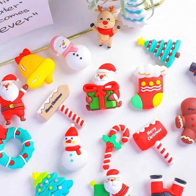 [LaVenty]クリスマスのケーキトッパー サンタクロースのケーキ飾り付け カップケーキトッパー デコレー..