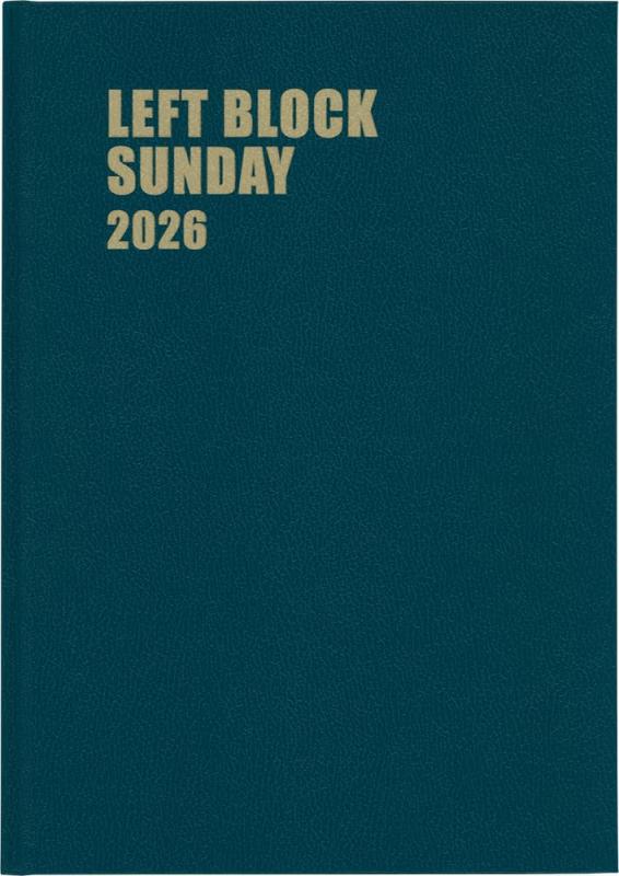 博文館 手帳 2026年 マンスリー レフトブロック サンデー 18ヵ月