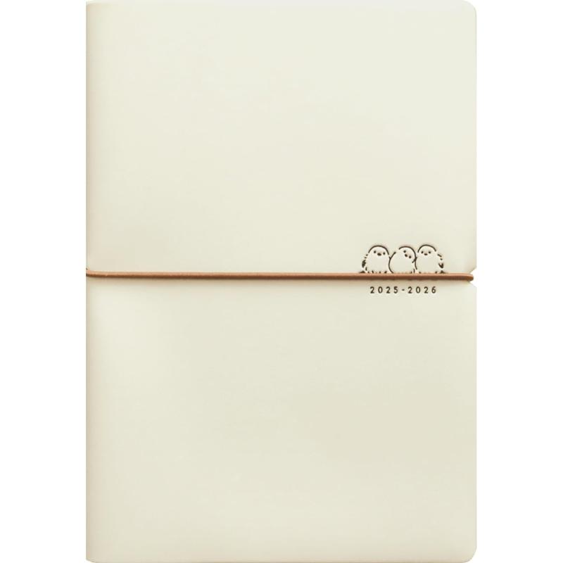 エルコミュ―ン マトカ 手帳 2025年 4月始まり B6 ウィークリー ブロック シマエナガ だんご