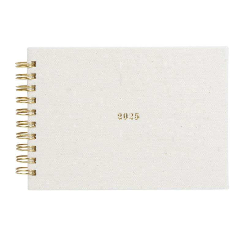 ラボクリップ 手帳 2025年 A6 ウィークリー スケッチ 帆布