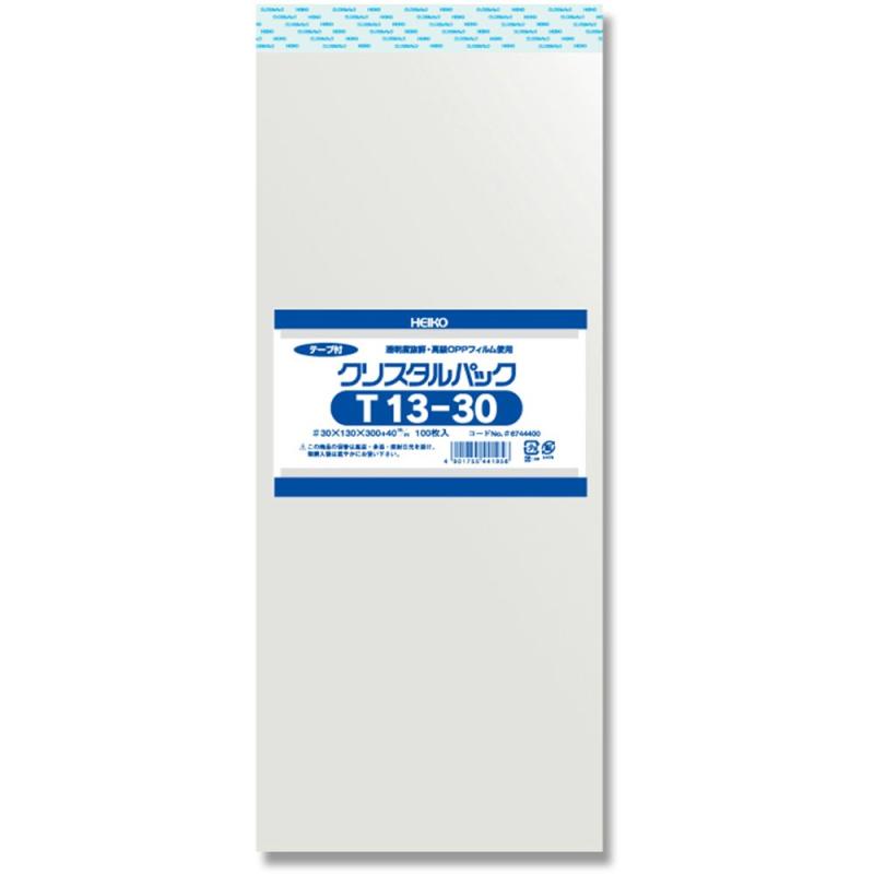 Rakuten - HEIKO OPPクリスタルパックテープ付 T13-30 100枚入 parent
