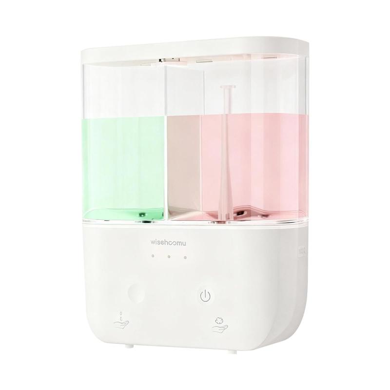 ソープディスペンサー LEDディスプレイ TYPE-C充電式 ハンドソープ オートディスペンサー WISEHOOMU 自動 泡タイプ 詰め替え 吐出量3段階調節 オートセンサー ノータッチ 非接触式 IPX5防水 壁掛 ciel-sora-10104811 ciel-sora パッケージ画像