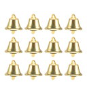 Operitacx 120個 ジングルベル ゴールド 小さなベル クラフト用 小さなクリスマスジングルベル メタルクラフトベル リース用 ホリデーホームとクリス...