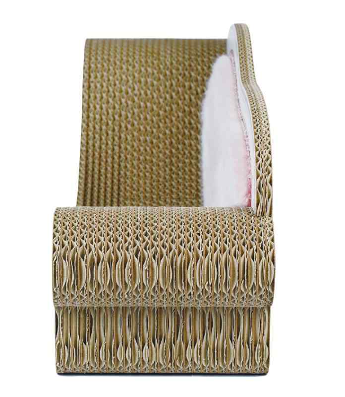 ciel-soraのカリカリーナ 爪とぎ ルーチェ ペールピンク スタンダード｜アングル3