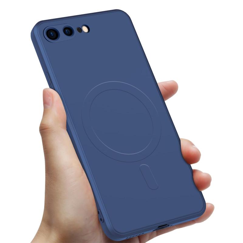 DUTZNZ 対応 IPhone SE2 / SE3 / 7 / 8 用の ケース 耐衝撃 薄型 スリム シリコン TPU カメラ保護 ワイヤレス充電 ケース ストラップホール 指紋 防止 スマホケースブラック 0200