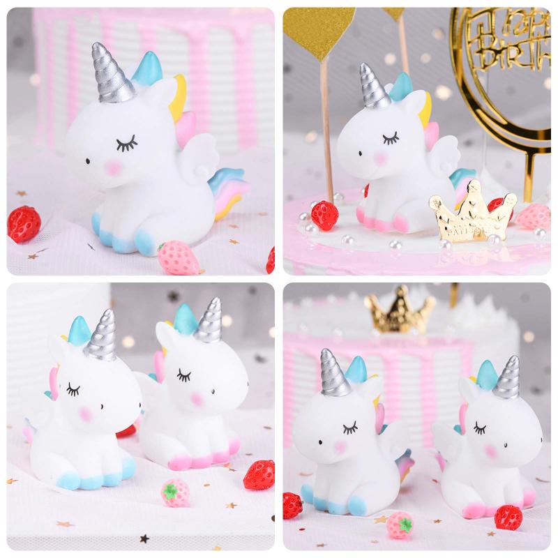 Formemory ケーキトッパー 誕生日飾り バースデーケーキ 挿入カード ユニコーン 母の日 お誕生日 お祝い ケーキ飾り 結婚式の商品画像 2