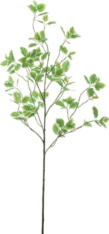 ポピー(Popy) 造花 スピンドルツリースプレー ホワイトグリーン 全長87cm・葉2.31~3cm FG-4997W/G