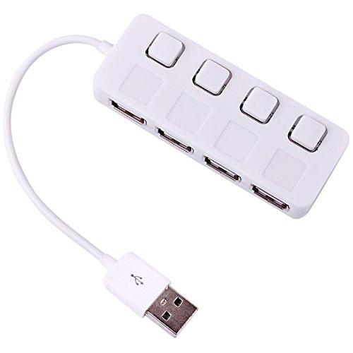 USB 2.0 増設 拡張 4ポート 個別 スイッチ 搭載 LED ランプ パソコン スキャナ プリンタ マウス カメラ スピーカー キーボード PR-ROHS