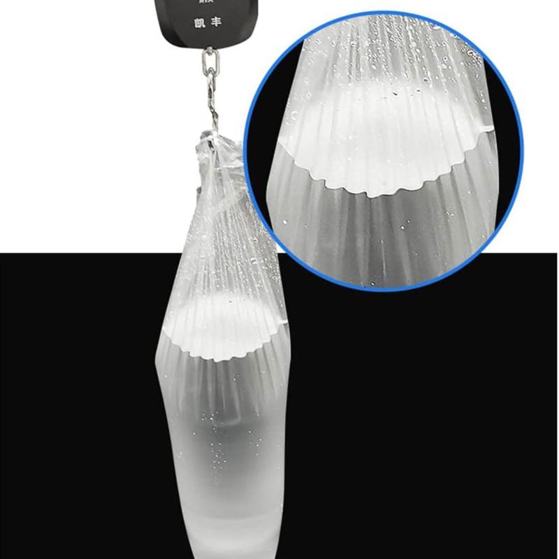 SaveSooo 傘袋 ビニール 10枚入(72cmX13cm) 使い捨て 半透明 破れにくい 傘ふくろ かさ袋 務用 ciel-sora-10106074 ciel-sora サンプル画像3