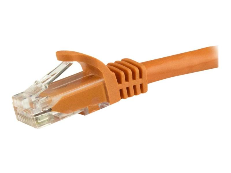 乐天商城 - StarTech.com カテゴリー6 LANケーブル 7.5m ツメ折れ防止RJ45コネクタ オレンジ Cat6ギガビットイーサネットケーブル 24AWG N6PATC750CMOR