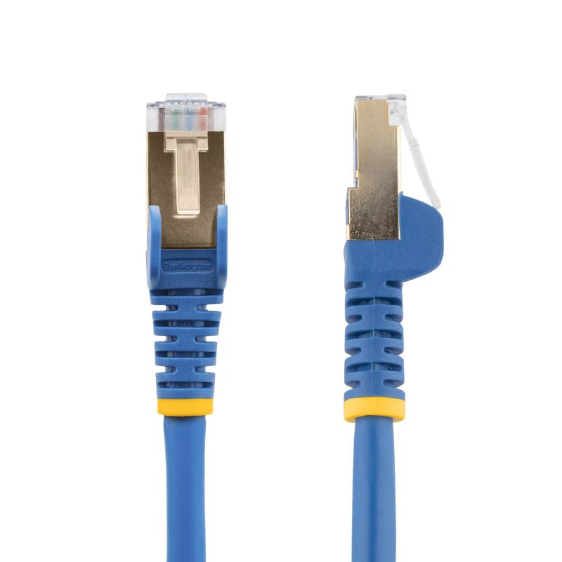 乐天商城 - StarTech.com カテゴリ6a LANケーブル 10m ブルー ツメ折れ防止RJ45コネクタ CAT6aイーサネットケーブル 6ASPAT10MBL