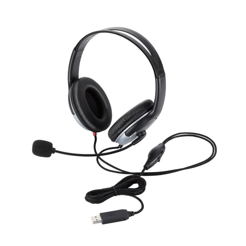 【2014年モデル】エレコム ヘッドセット マイク USB 両耳 オーバーヘッド クッションイヤーパッド 1.8m HS-HP23USV parent