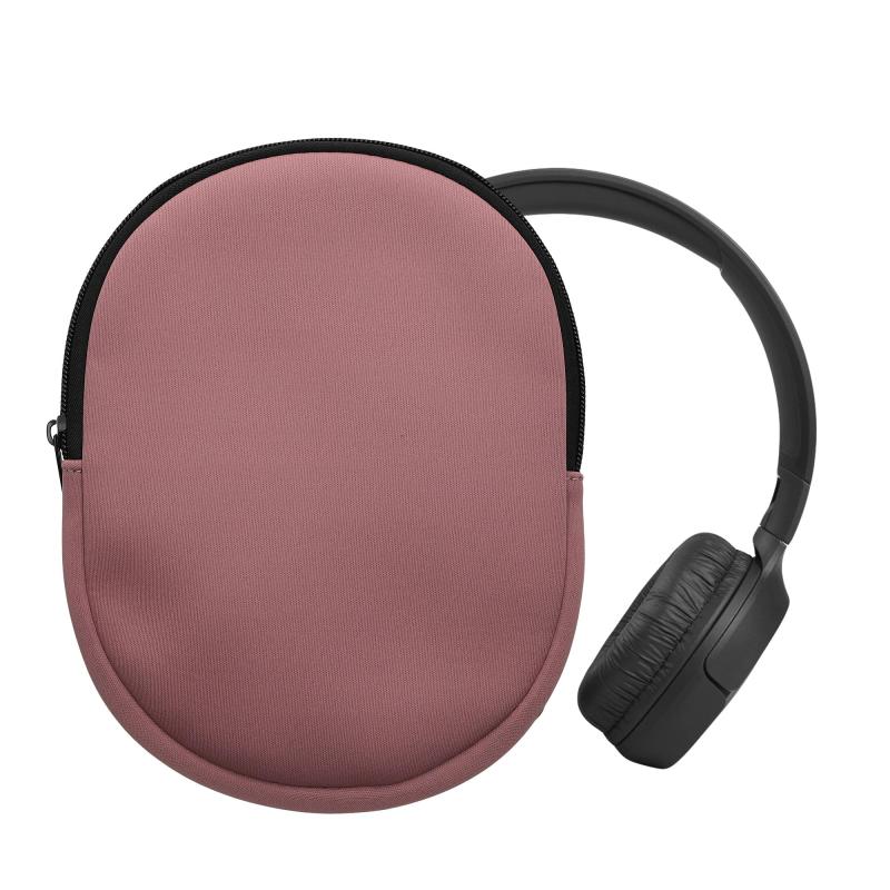 kwmobile JBL Tune 600 / 500BT / 510BT / 450対応 ケース - ヘッドセット 耐衝撃 ネオプレン 21.5 x 16 cm 黒色