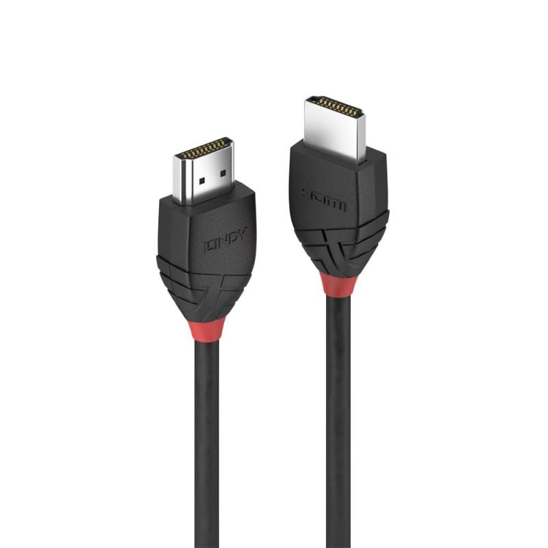 LINDY 1m BLACK LINE HDMI 2.0 Type-Aケーブル(型番:36471)