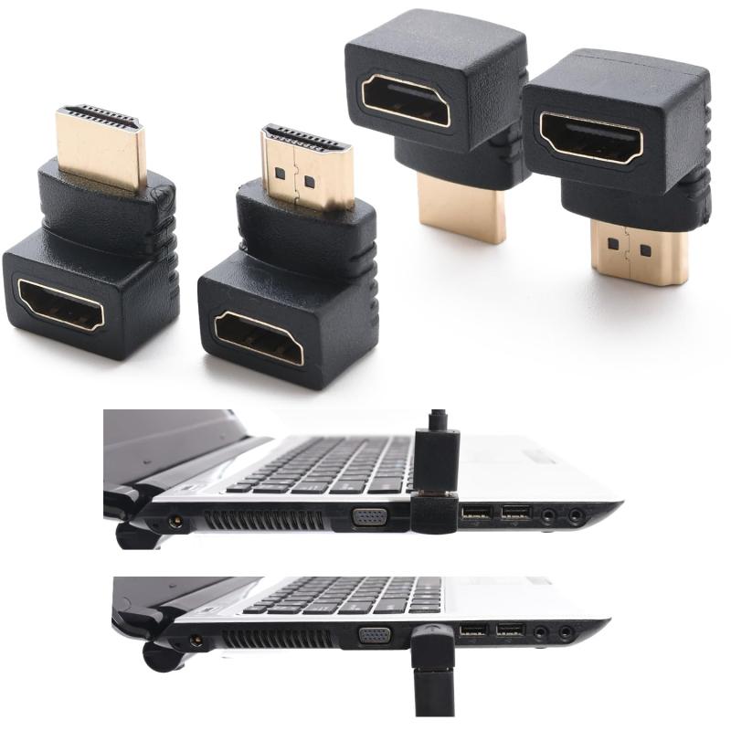 Pitrice（ピトリス） HDMI l字コネクタ HDMI中継アダプタ 4K HDMI変換アダプタ 4個セット