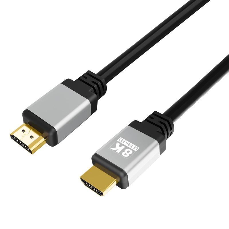 8K HDMIケーブル 5m 8K60Hz 4K120Hz 高速イーサネット対応 V2.1 4K 3D 1080p対応 アルミ合金 DynamicHDR eARC ALLM QFT QMS VRR 超高速 テレビ パソコン モニター ゲーム機 アルミ合金