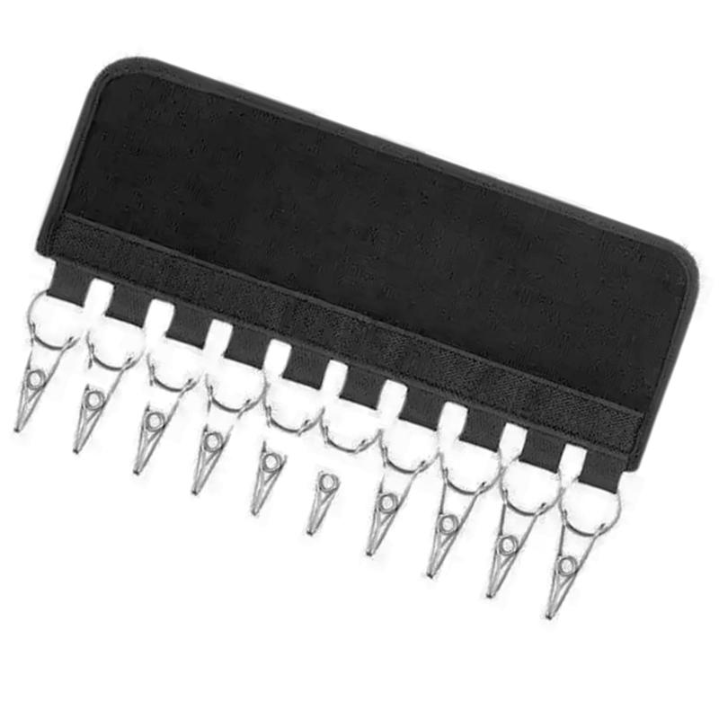 EXDUCT 帽子収納 帽子掛けハンガー キャップ ピンチハンガー 10ピンチ 折り畳み 省スペース 旅行用 家庭用