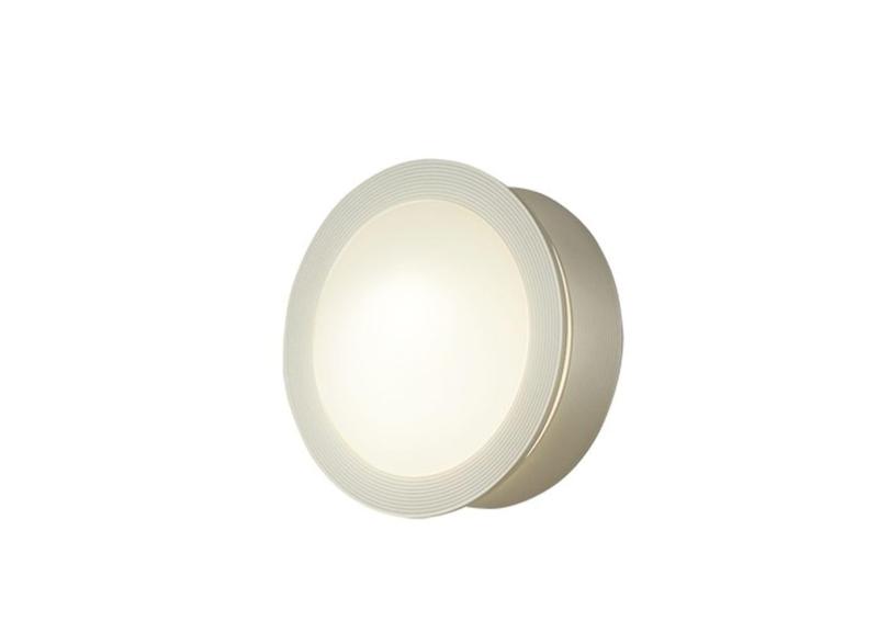 Rakuten - パナソニック (Panasonic) ポーチライト LED電球4.3W1灯 天井/壁直付型 密閉/防雨型 LED電球交換型 電球色 プラチナメタリック/乳白 幅240×奥行104×高さ240mm LGW85076Y