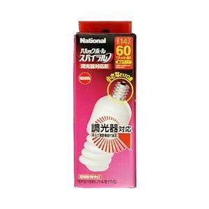Rakuten - パナソニック 60形 調光器対応形 電球形蛍光灯 パルックボール スパイラル EFD15EL/14/E17/C