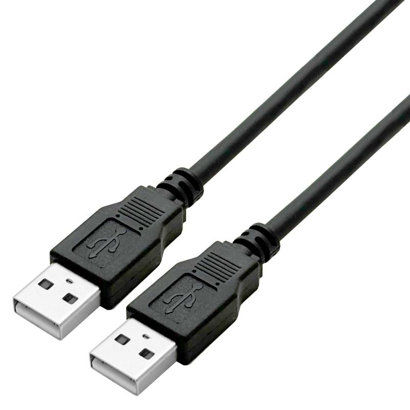 TARO'S USB2.0ケーブル USB(A)オス - USB(A)オス タイプ ブラック