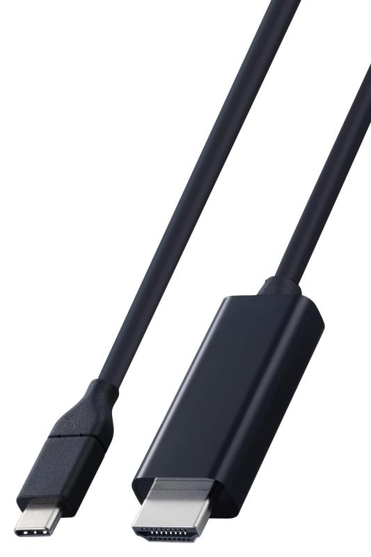 Rakuten - エレコム usb c 変換ケーブル 1m Type-C to HDMI やわらか 4K(3840×2160px)/60Hz マルチディスプレイ ミラーリング 【iPhone MacBook iPad Android 等に対応】
