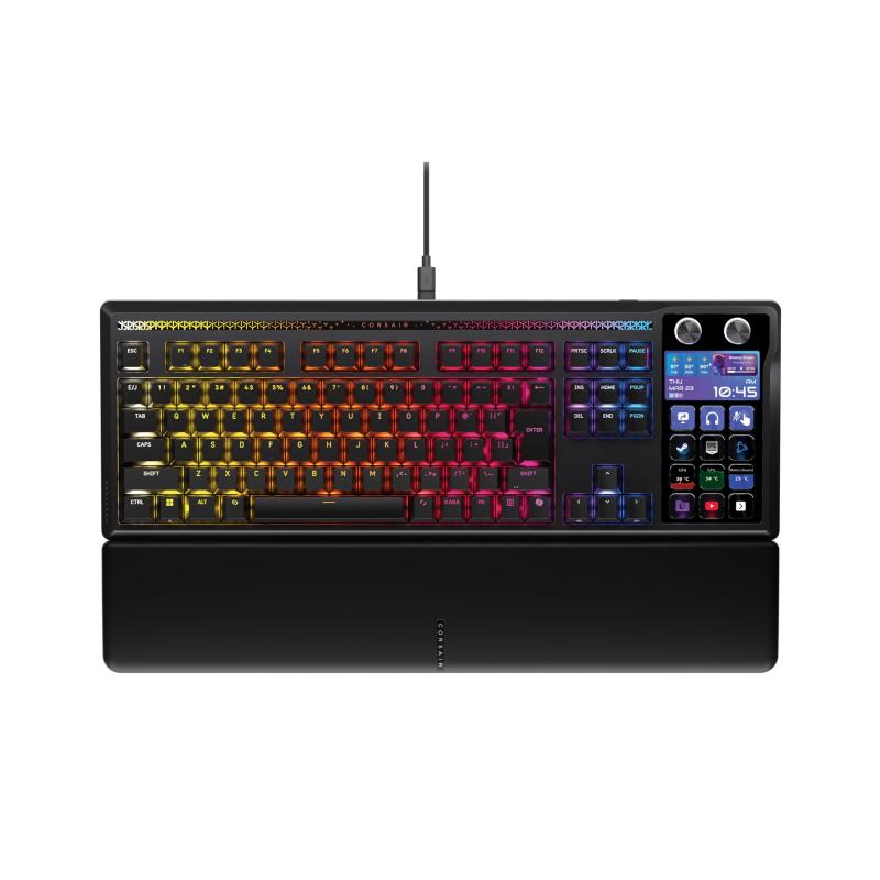 Rakuten - CORSAIR GALLEON 100 SD有線メカニカルキーボード日本語配列 – Elgato Stream Deckの統合、潤滑済みホットスワップ可能なMLXパルス・トッキー・キースイッチ、PBTダブルショットキーキャップ、FlashTap