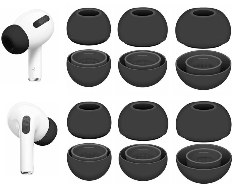 A-Pcas AirPod Pro用イヤーピース 8ペア 「XS/S/M/L各2ペア」 AirPod Pro第1世代／第2世代 対応 イヤーチップ シリコン製 付けたまま充電可能 エアーポッズプロ用イヤホンカバー イヤホンキャップ ホ【エアーポッズプロ用イヤーチップ】エアーポッズプロ第1世代／第2世代用イヤーピース8ペアセットです。【ノイズリダクションホール付き】側面に2つのノイズリダクションホールがあり、ほかのイヤーチップより着脱簡単でより良いノイズリダクション効果を実現します。【防塵ネット付き】内臓のダストネットにより耳垢・汗・皮脂からイヤホンを守ります。【便利・快適】付けたままで充電ケースに入って充電できます。センサーやスピーカー穴を邪魔しません。柔らか高品質シリコン素材を採用、長時間の使用してもお肌に刺激せず、耳が痛くなりません【XS/S/M/L　4サイズ　8ペア　セット】イヤーピース*8ペア（XS/S/M/L各2ペア）、イヤーピース収納ケース。イヤホン、充電ケース、保護ケースは同梱されません。A-Pcas30日間を付き、何かご不都合な点がございましたら、ご連絡頂きますようお願い申し上げま