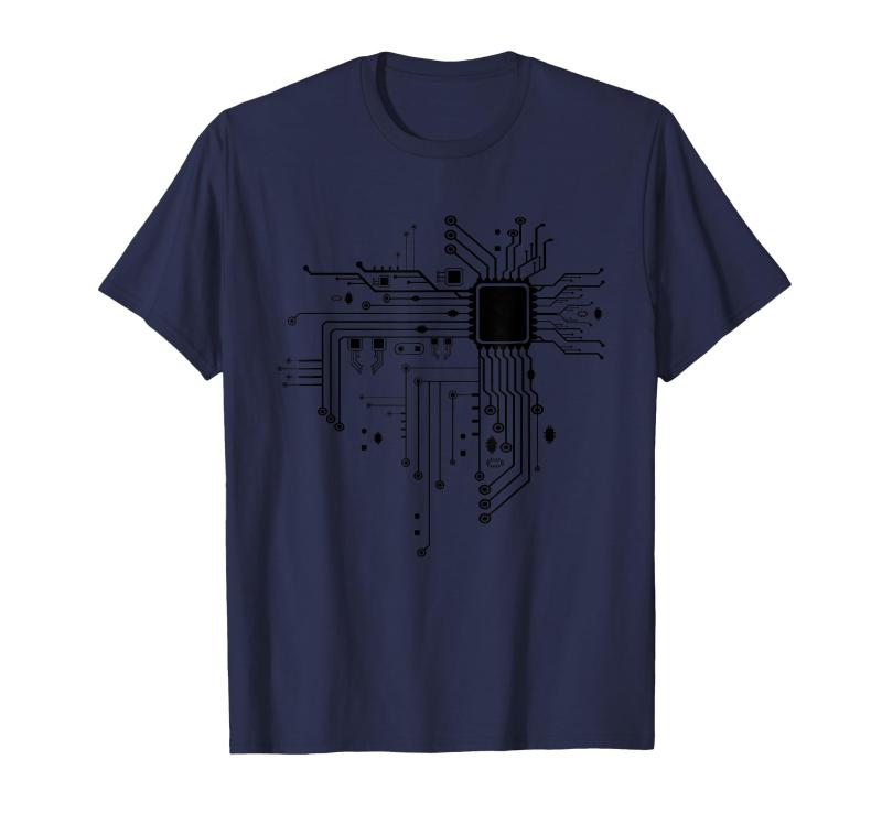 コンピューターチップ CPU コアハート Tシャツ