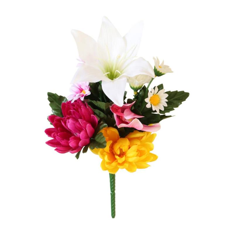 なーむくまちゃん工房 仏花(M) 仏壇用 造花(1束) Mサイズ