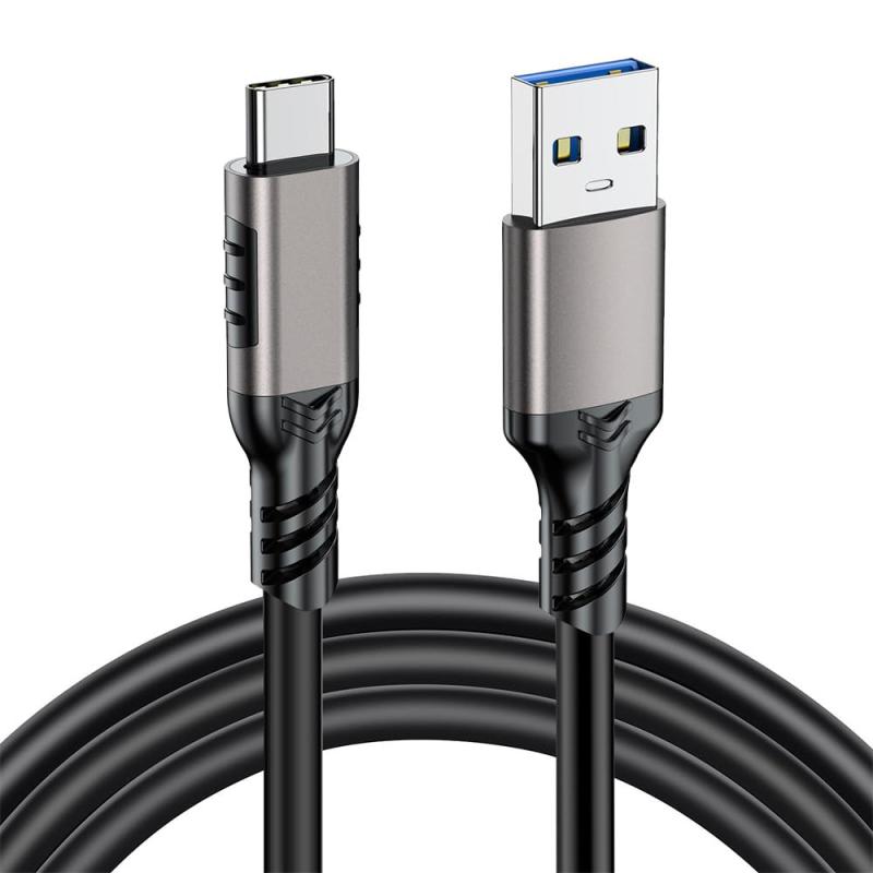 USB Type-C ケーブル USB-A to USB-C 【10Gbpsデータ転送 3A/20V急速充電】 USB3.2 Gen2標準 QC3.0対応 MacBook Pro/Air、iphone15、Galaxy、Pixel、Xperia等タイプc