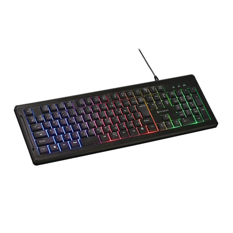 オーム(OHM) PCGEAR 有線USBゲーミングキーボード｜オーム電機 PC-SKREX301-K 01-7280