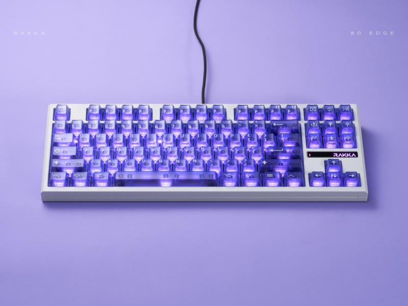 【日本正規】RAKKA 80 EDGE - ゴーストグレー ラピッドトリガー ゲーミングキーボード