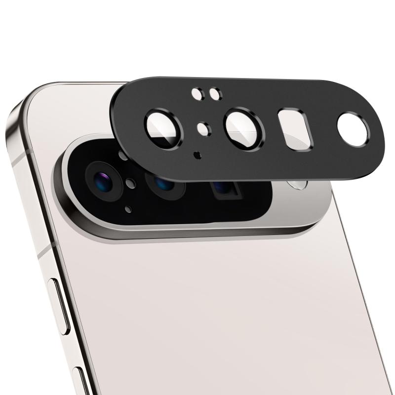 カメラフィルム iPhone 17/iPhone 16/iPhone 16 Plus 用 アルミ合金製＋AR高透過率強化ガラス 一体型レ