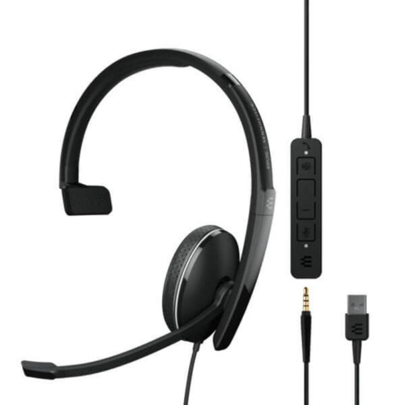 EPOS | SENNHEISER ADAPT 165T/135T USB II - 有線両耳/片耳ヘッドセット 3.5mm ジャック/USB-A 接続