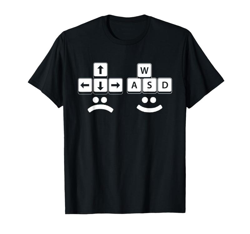 Rakuten - Keyboard Moving Key WASD PC Computer Gaming Cool Gamer Gifts Tシャツ