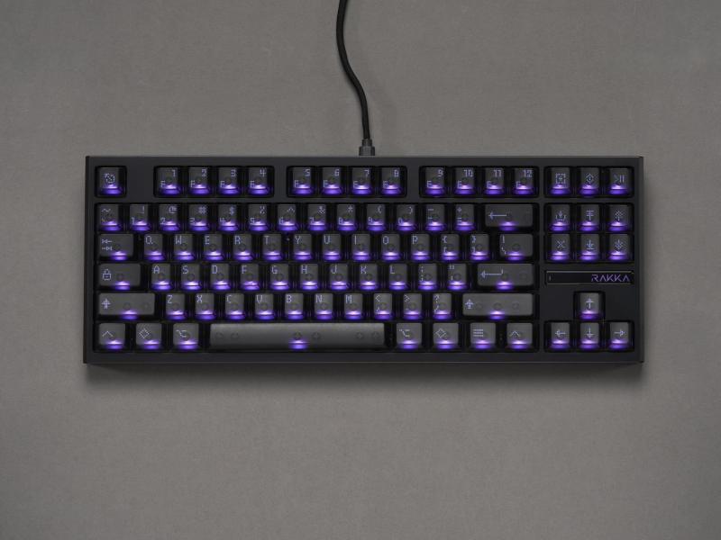 【日本正規】RAKKA 80 EDGE - ナイトブラック ラピッドトリガー ゲーミングキーボード