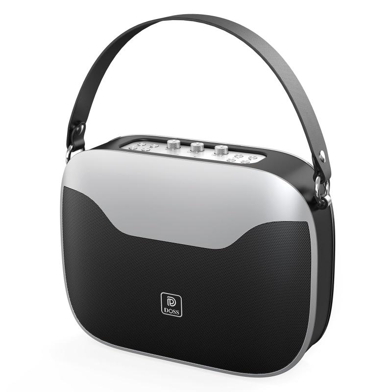 DOSS SoundBox H100 Bluetoothスピーカー 50W出力 大音量 デュアルDSP技術 24時間再生 ワイヤレス Bluetooth5.3接続 TWS/AUX-in/TFカード/USBメモリに対応 高音＆低音調節技術搭載 重低音 US